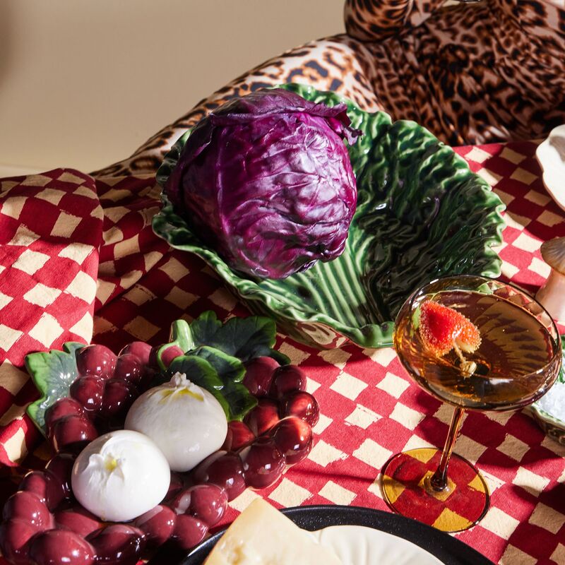 Love serviet 2-pack, rød/sand