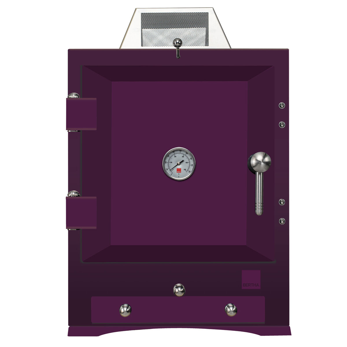 Bertha Original Table Top träkolsugn, aubergine