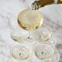 Crispy Gatsby champagneglas, 2 stk. klar