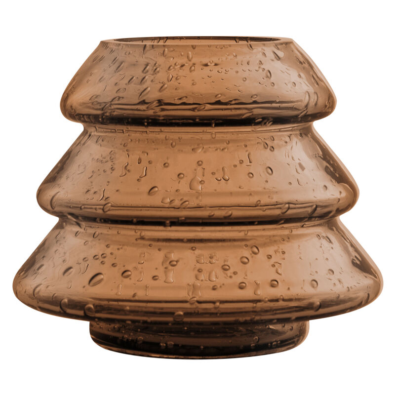 Globen Lighting Telysholder juletre, brun