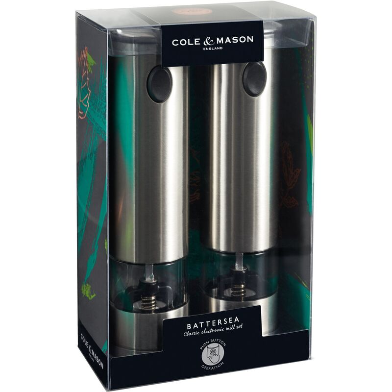 Battersea Elektriske Salt og Pepperkvern Sett
