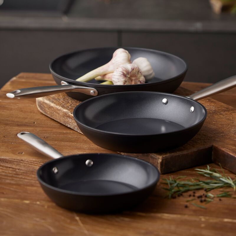 stekpanna non-stick 20 cm, svart aluminium