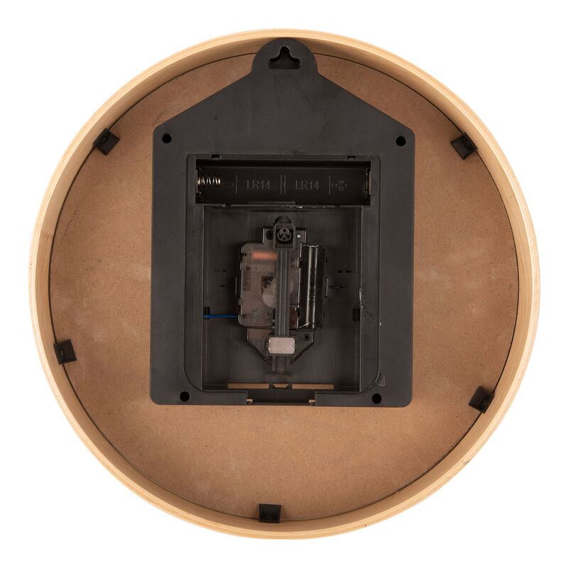 Natural Cuckoo väggklocka 31,5 cm, svart