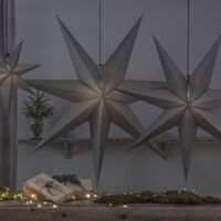 Ozen Stjärna Grå, 65 cm