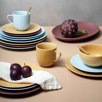 Confetti desserttallerken 21 cm, bordeaux