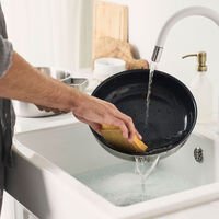 Pure stekpanna 28 cm, rostfritt stål, grön