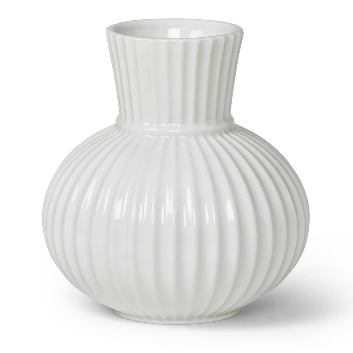 Tura vase, 14,5 cm, hvid