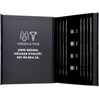 Spisepinde 4 par, onyx