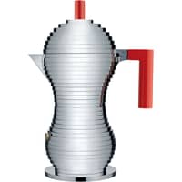 Mokabryggare Aluminium/Röd Large 30 cl