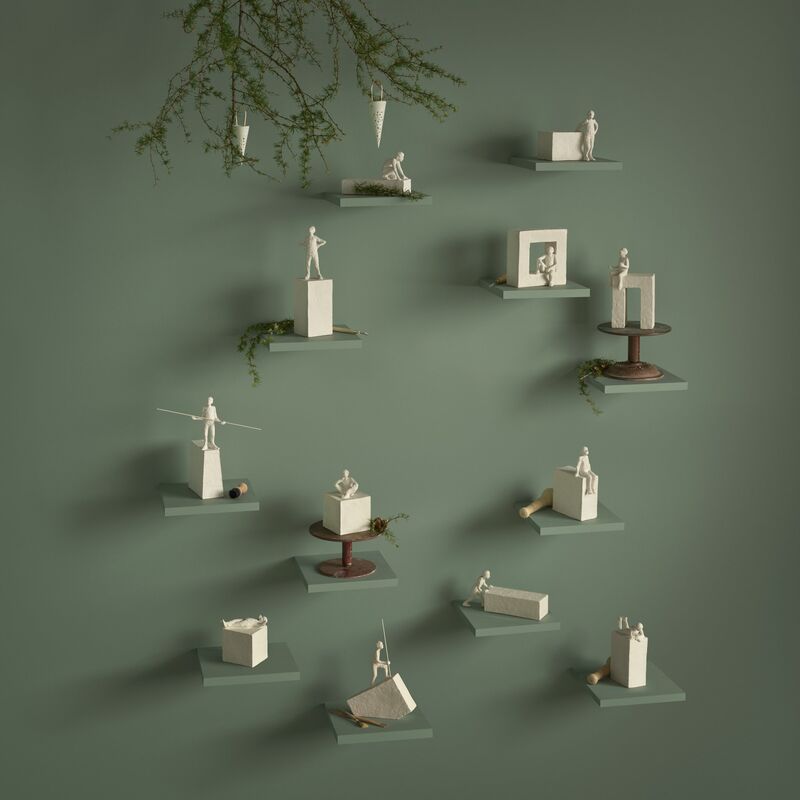 Astro Jomfru stjernetegnsfigur, hvid