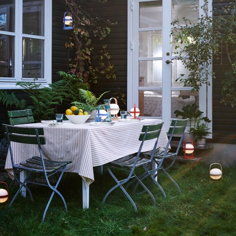 Soft Spot Solar Circular lanterne 25 cm, terracotta