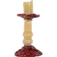 Lara ljusstake 22 cm, beige