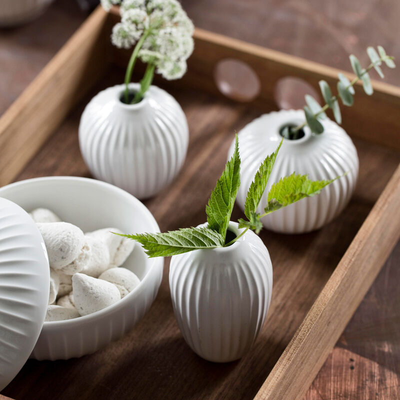 Vas Miniatyr 3-pack Vit