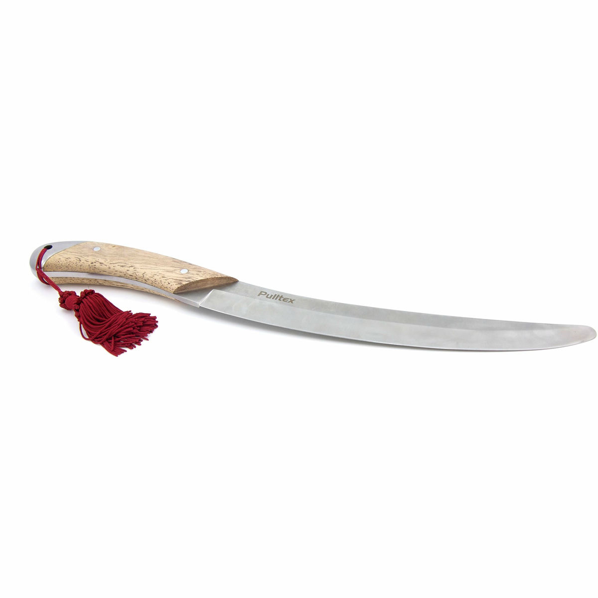 Samppanjasapeli, 50,5 cm, ruoastumaton teräs/tammi