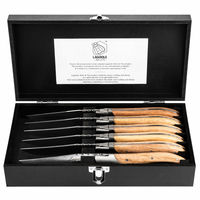 Laguiole Grillknive 6-pack, egetræ