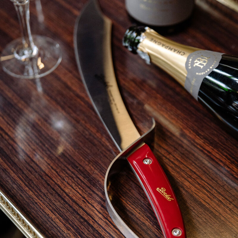 Elegance champagnesabel 45 cm, rød