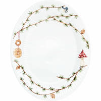 Hammershøi Christmas Ovalt Bordsfat 22,5x28,5 cm
