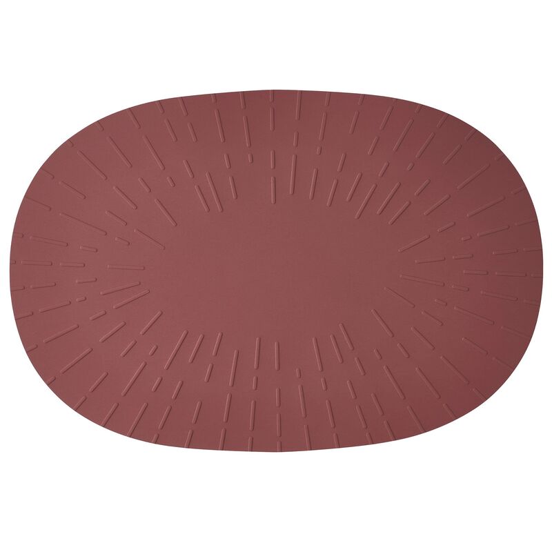 Confetti dækkeserviet, bordeaux