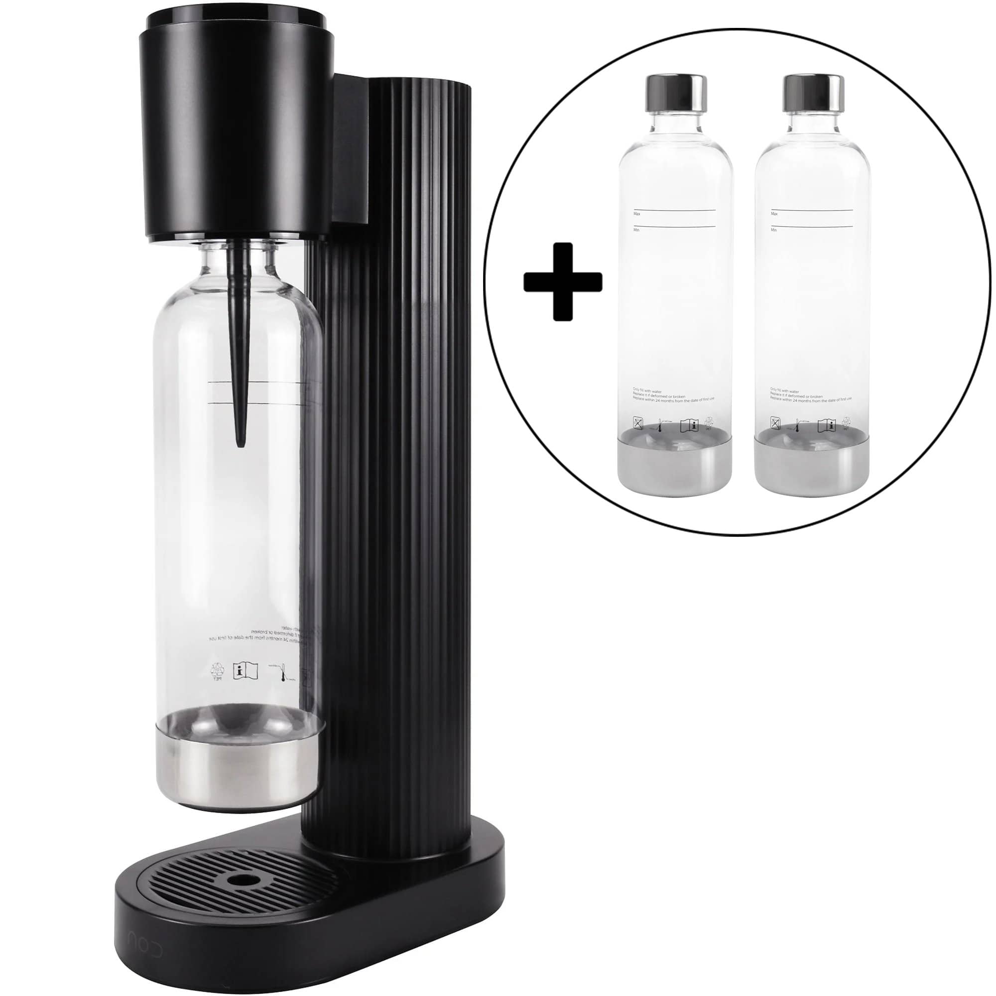 Sodavandsmaskine med 3 flasker