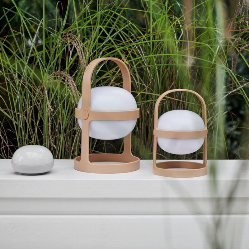 Soft Spot Solar Circular lanterne 25 cm, wheat