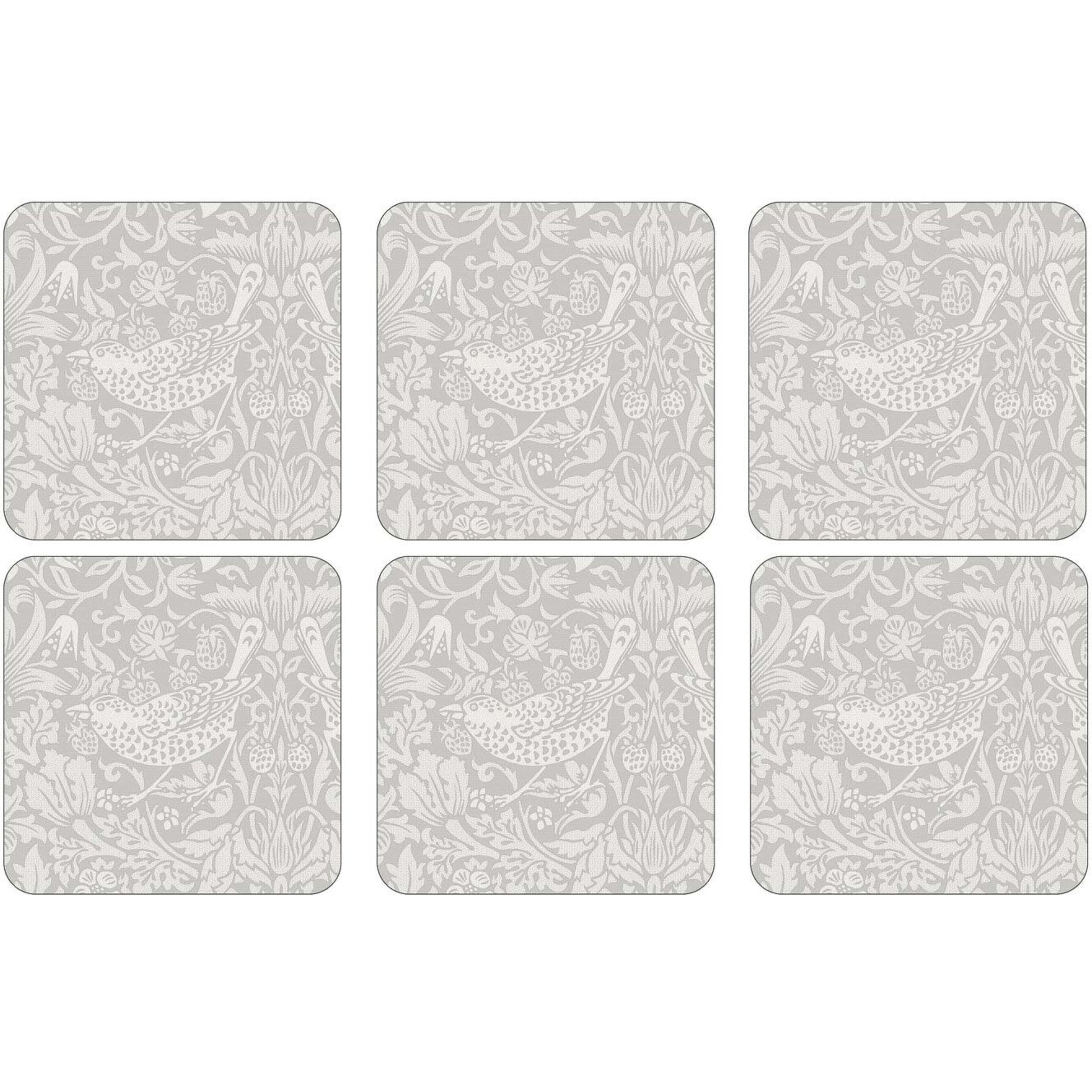 Pure Strawberry Thief Glasunderlägg 6 st