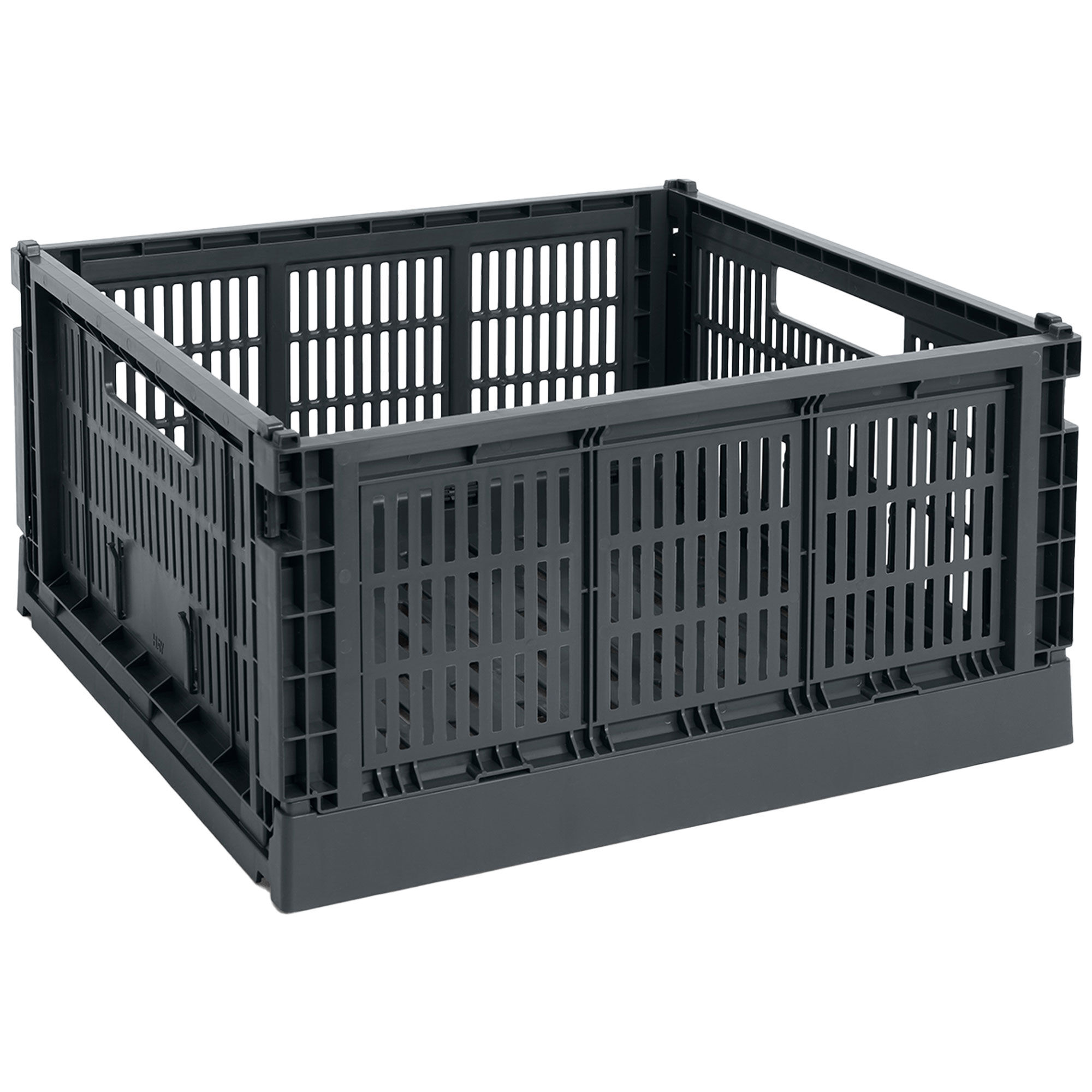 HAY Colour Crate Large Square förvaringslåda, charcoal