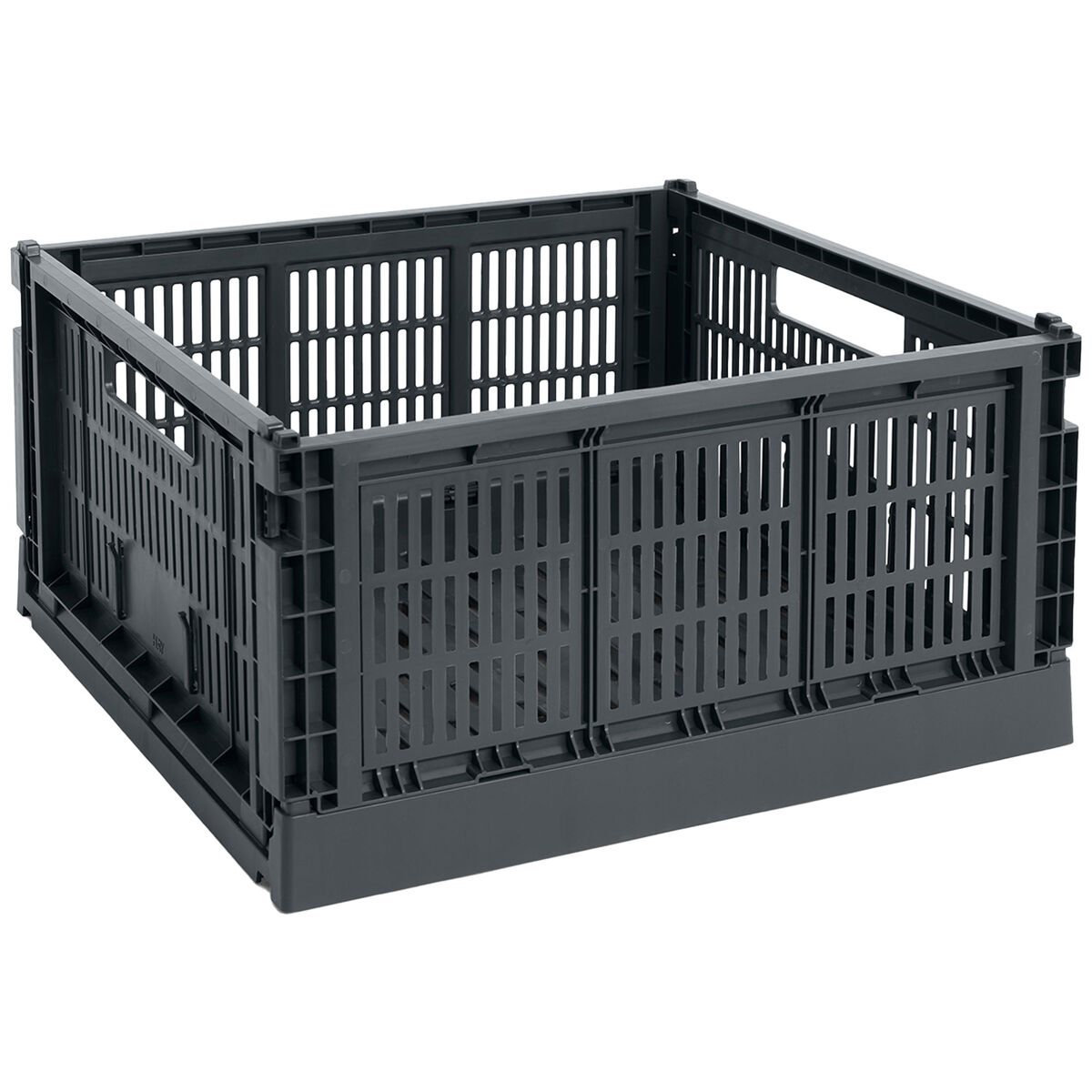 HAY Colour Crate Large Square förvaringslåda, charcoal