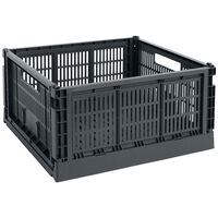 HAY Colour Crate Large Square förvaringslåda, charcoal