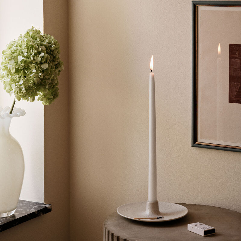 Nordic Vanilla kynttilänjalka, creme