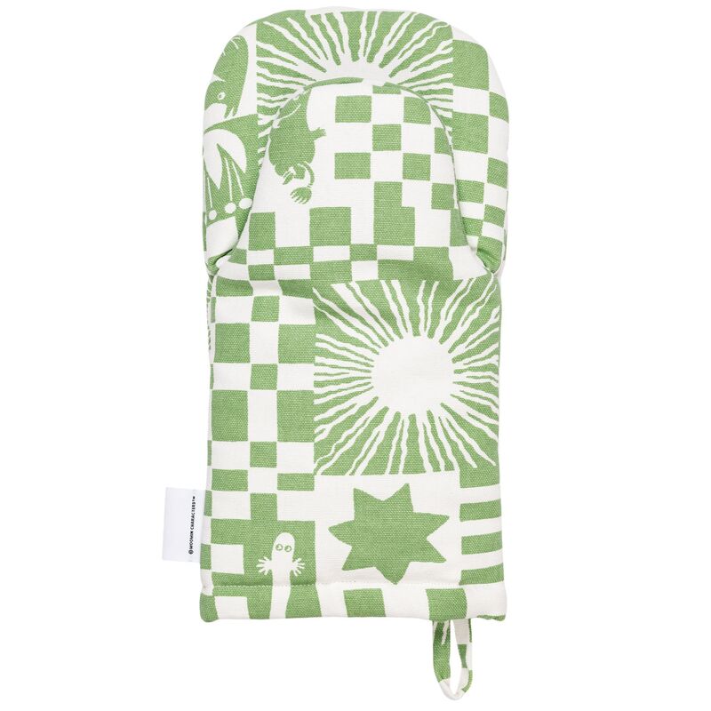 Arabia Mumin Fest grytvante, grön