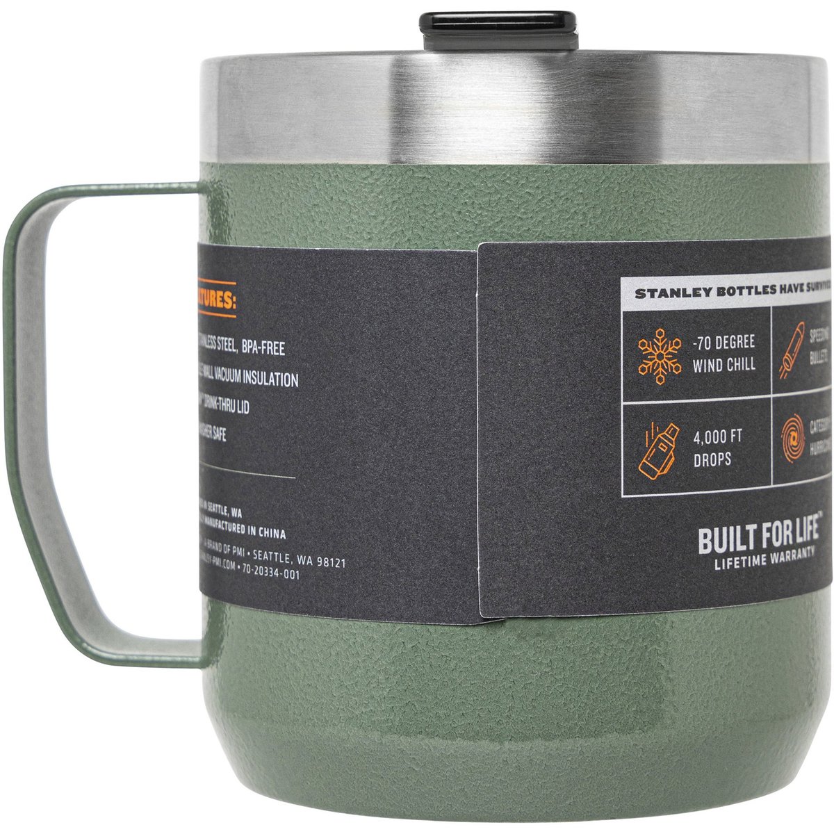 The Legendary Camp Mug 0,35 liter, hammertone green