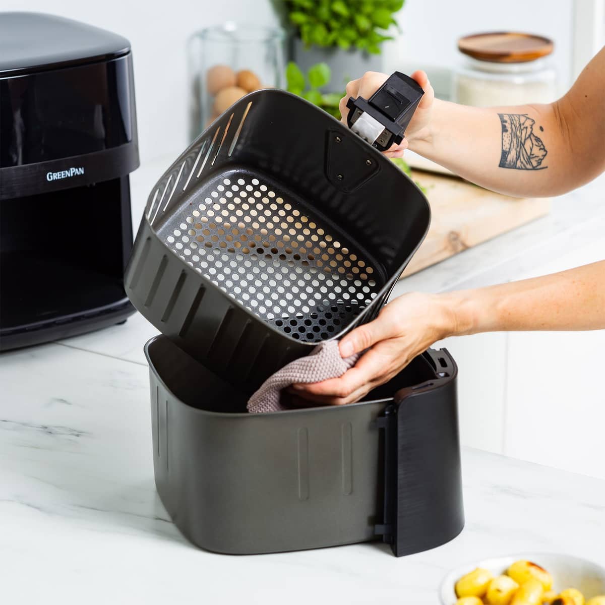 Bistro airfryer 5,7 liter