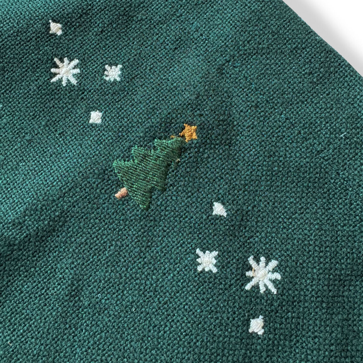 Juna Christmas Fable esiliina, one size, vihreä