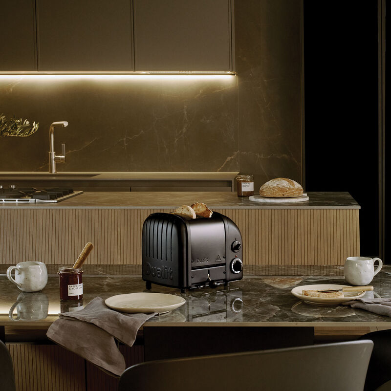 Classic brödrost 2 skivor, stealth