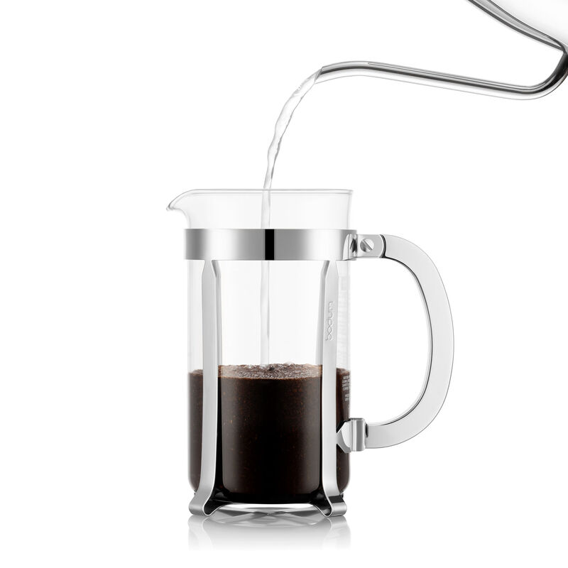 Chambord stempelkande 8 kopper, chrome