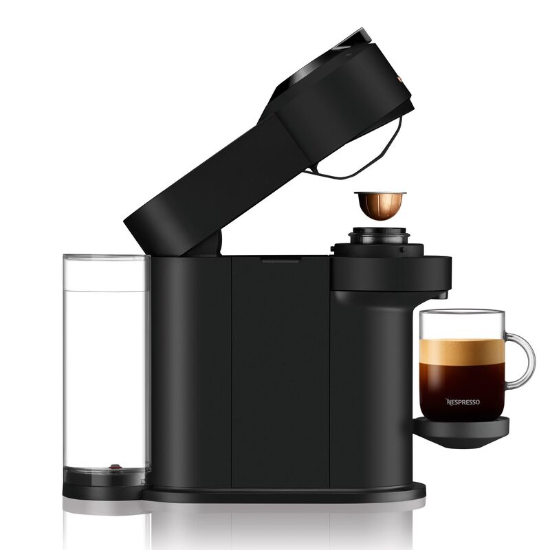 Vertuo Next Value Pack kaffemaskin och mjölkskummare, svart