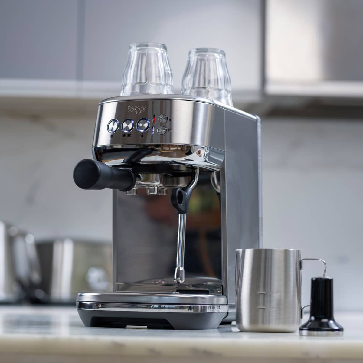 SES500SST The Bambino Plus espressomaskine, rustfrit stål