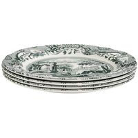 Heritage Green Italian tallerken 27 cm, grønn/hvit