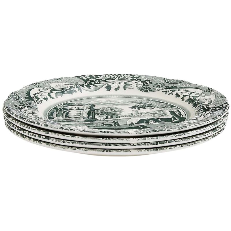 Heritage Green Italian tallerken 27 cm, grønn/hvit