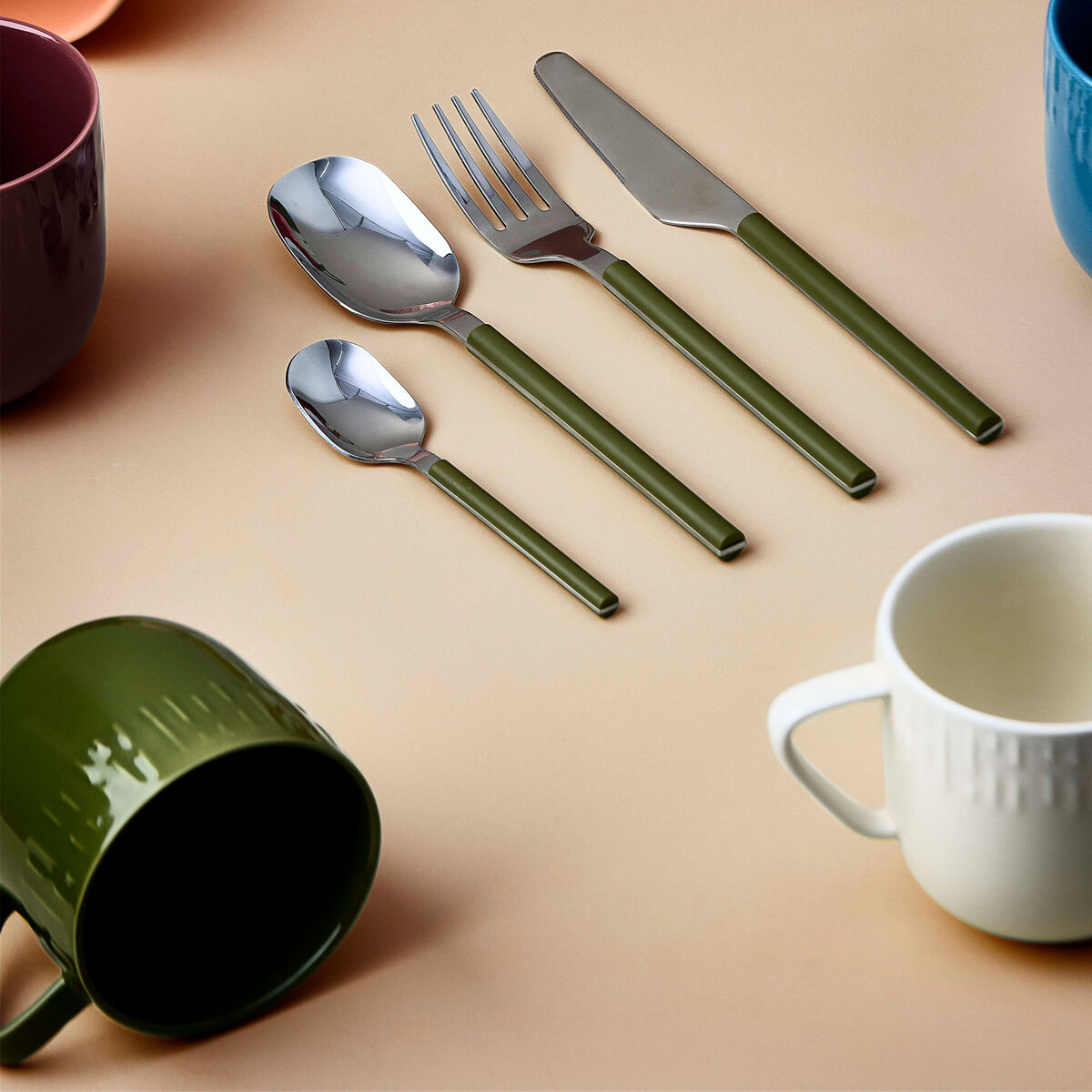 Confetti krus 35 cl, olive