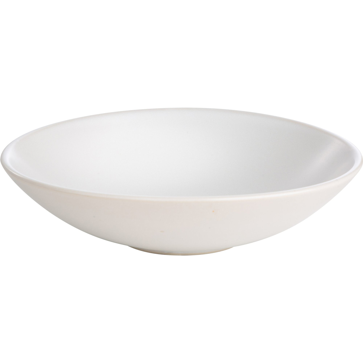 Dyb tallerken 22 cm, hvid