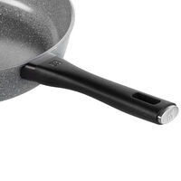 Terreno Plus sauterpande med glaslåg 28 cm, aluminium