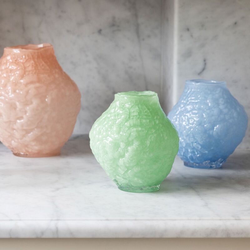 Corallo S vas, ljusblå