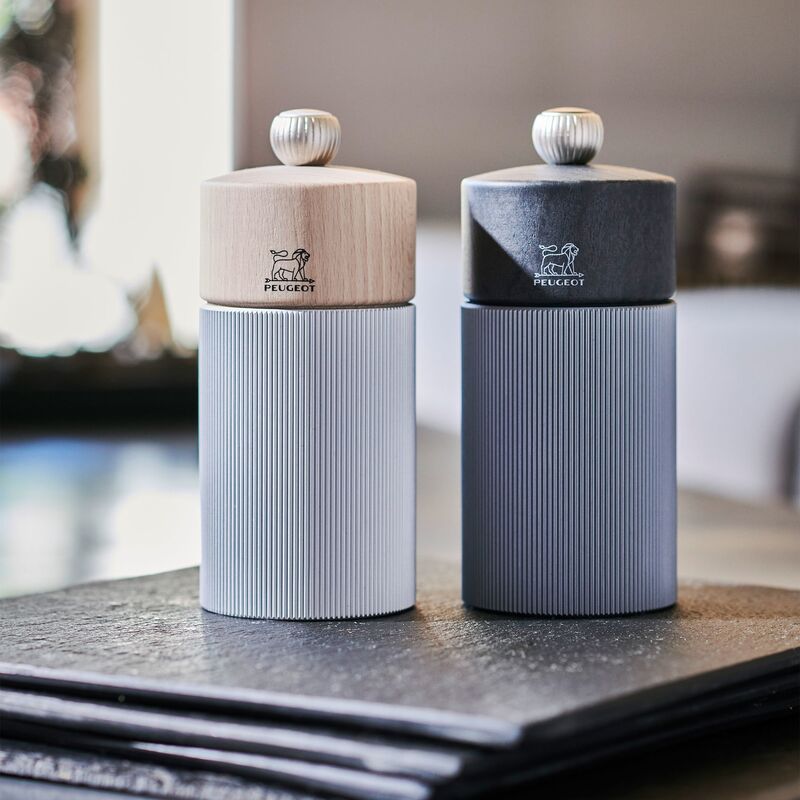 Line Peberkværn Træ/Aluminium 12 cm.