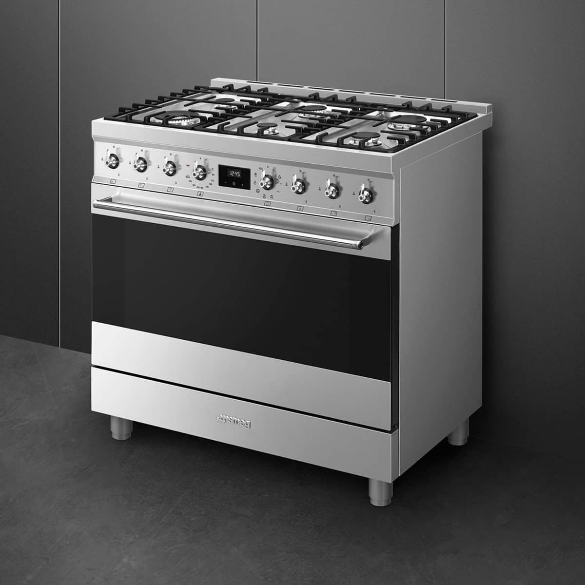 C9GMX2 Spis med gashäll Classic Rostfri 90CM