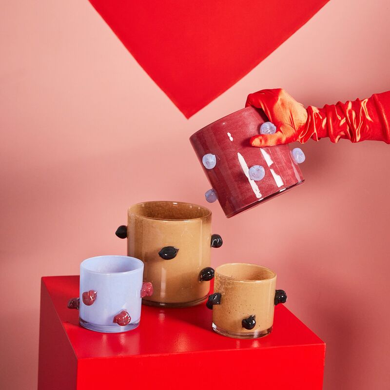 Arlo fyrfadsstage 10 cm, beige