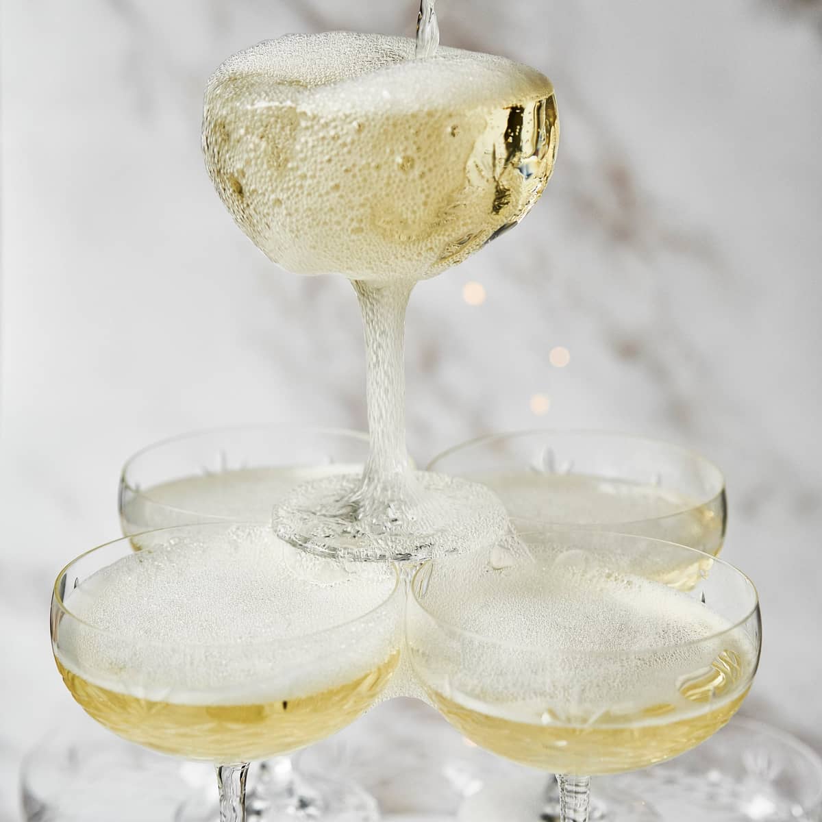 Crispy Gatsby champagneglas, 2 stk. klar