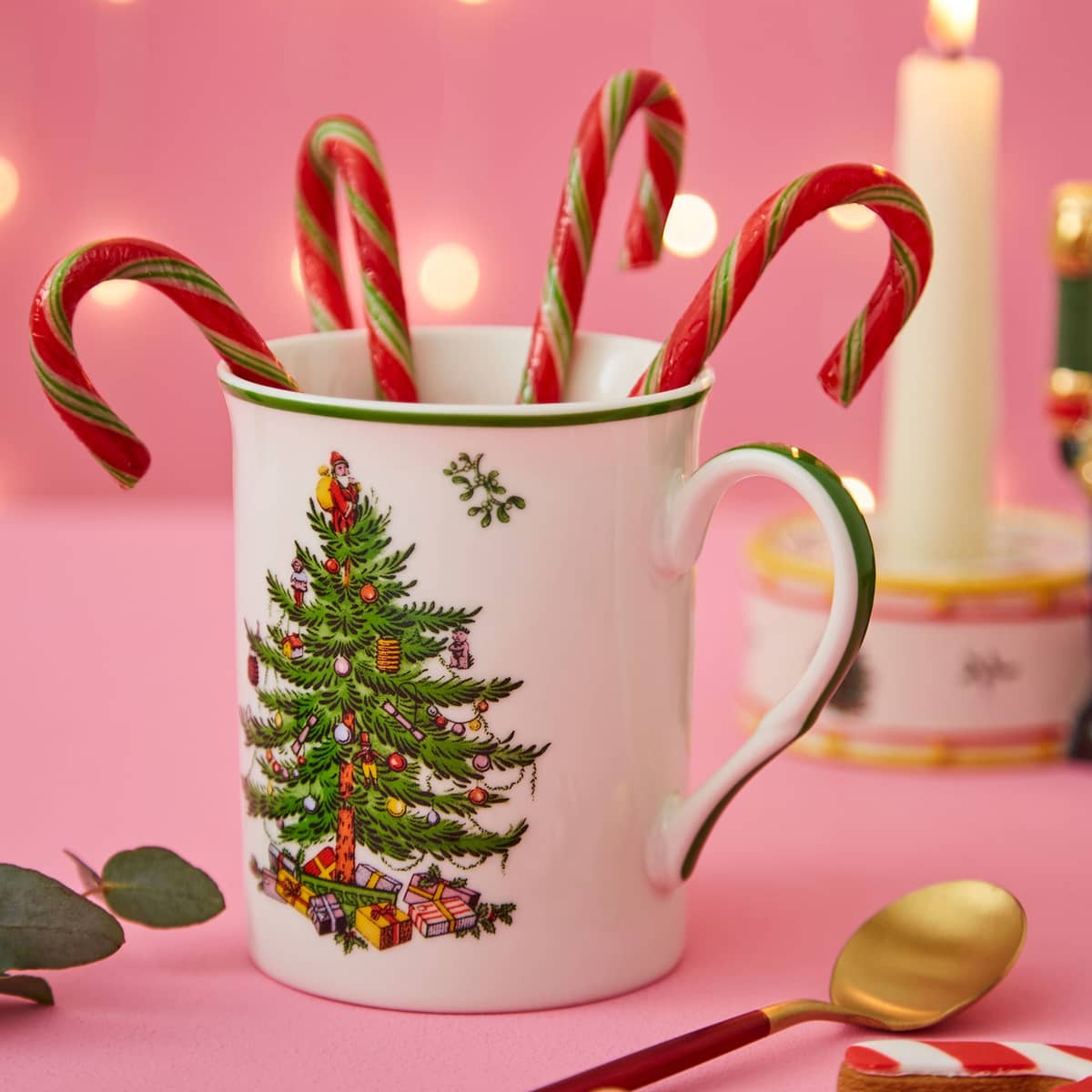 Christmas Tree mugg 4-pack