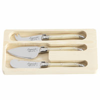 Laguiole Ostekniver 3 stk, perle