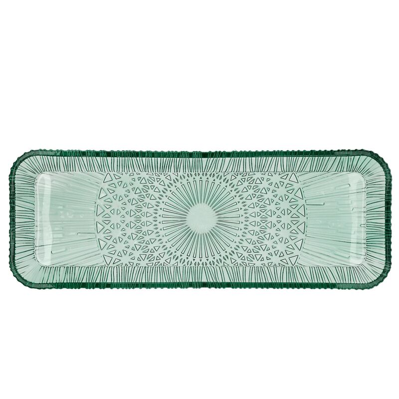 Kusintha serveringsfat 38 x 14 cm, grön